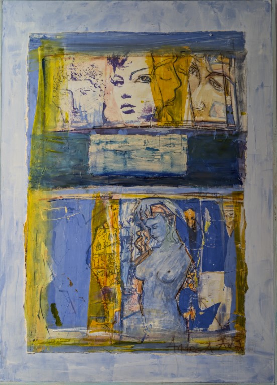 Kunstwerk in de praktijk van Dr. Pauwels